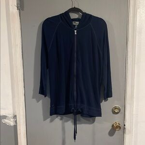 Vintage Lauren Ralph Lauren active Navy Blue 100%‎ Hoodie Size 3X